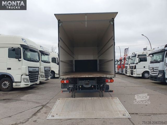 Dėžinis sunkvežimis MERCEDES-BENZ Atego 1224, Euro 6e, Koffer, LBW, AHK,Vermietung