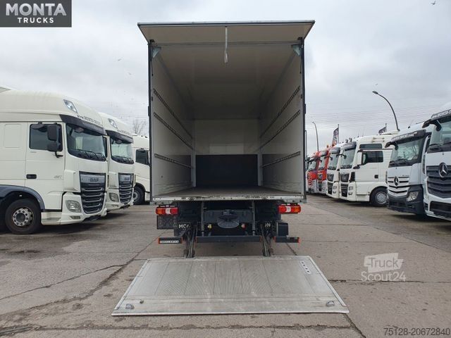 Kastes kravas automašīna MERCEDES-BENZ Atego 1224, Euro 6e, Koffer, LBW, AHK,Vermietung