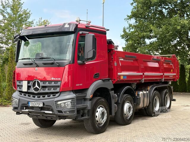 Mercedes-Benz AROCS 3246 8x4 EURO6 WYWROTKA TRÓJSTRONNA MEILLER KIPPER Z BORDM Mercedes-Benz AROCS 3246 8x4 EURO6 WYWROTKA TRÓJSTRONNA MEILL...