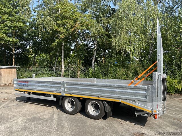 Low loader trailer Möslein TT 14 14,4 t Tandemtieflader, 7,20 m langNeufahrzeug