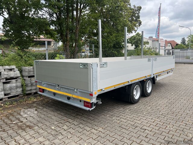 Open trailer Möslein THT 14,4 G 6,2 L  14,4 t Tandem- Pritschenanhänger- Tieflader