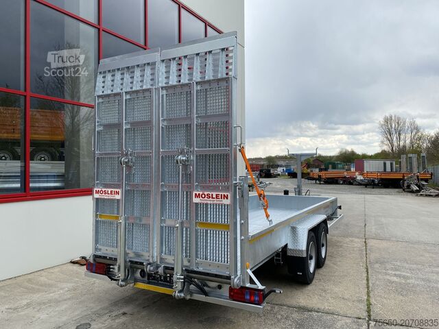 Low loader trailer Möslein TT 11-E6x2 hydr. Rampen Tieflader für Fräsen breiten hydraulischen Rampen, Neu