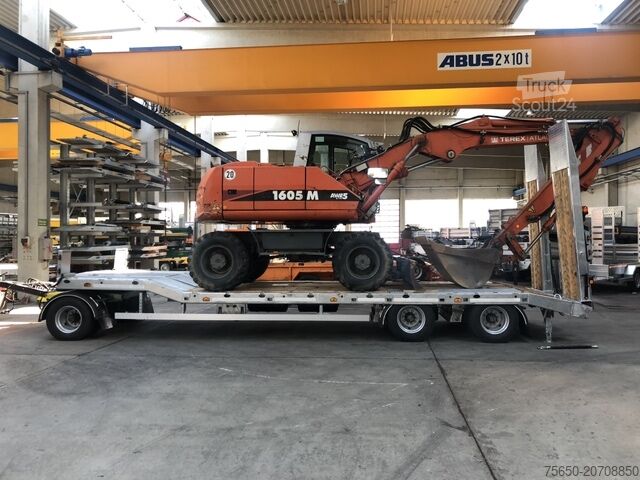 Low loader trailer Möslein T3-6,60 VB F 3 Achs Tieflader- Anhänger, Verbreiterung