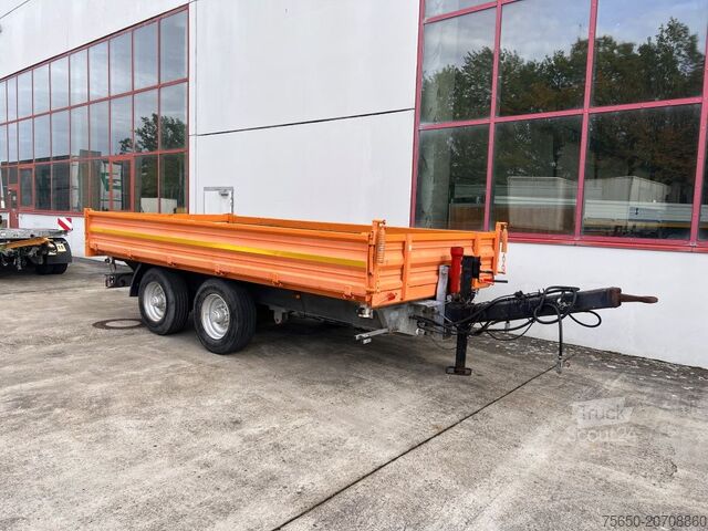 Kiepaanhangwagen Obermaier 14 14,2 t Tandemkipper- Tieflader