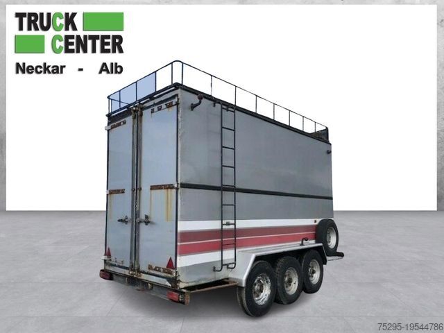 Remorque à caisse Tridem 3 Achs Koffer Portaltüren Bus Anhänger