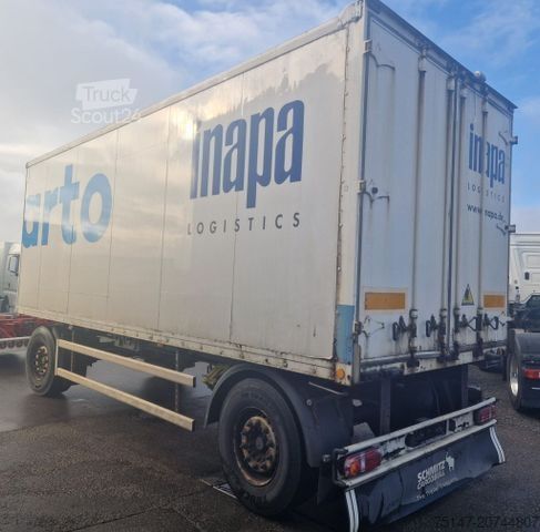 Koffer aanhanger ACKERMANN-FRUEHAUF 18 to 2-Achs Anhänger Koffer Portaltüren