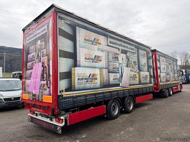 Autocarro con pianale e telone MAN TGX 26.440 PRITSCHE/PLANE+ANHÄNGER*2015*EURO6*