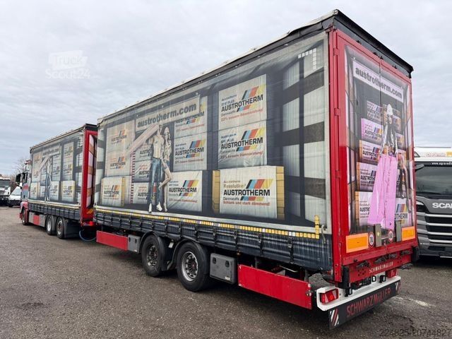 Autocarro con pianale e telone MAN TGX 26.440 PRITSCHE/PLANE+ANHÄNGER*2015*EURO6*