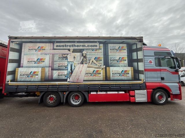 Autocarro con pianale e telone MAN TGX 26.440 PRITSCHE/PLANE+ANHÄNGER*2015*EURO6*