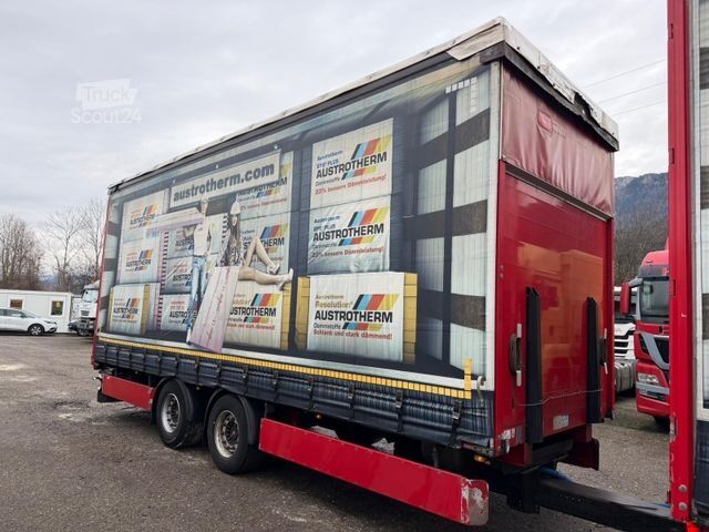 Autocarro con pianale e telone MAN TGX 26.440 PRITSCHE/PLANE+ANHÄNGER*2015*EURO6*