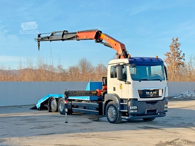 Кран, монтиран на камион MAN TGS 26.400 * PALFINGER PK 21502 + FUNK*