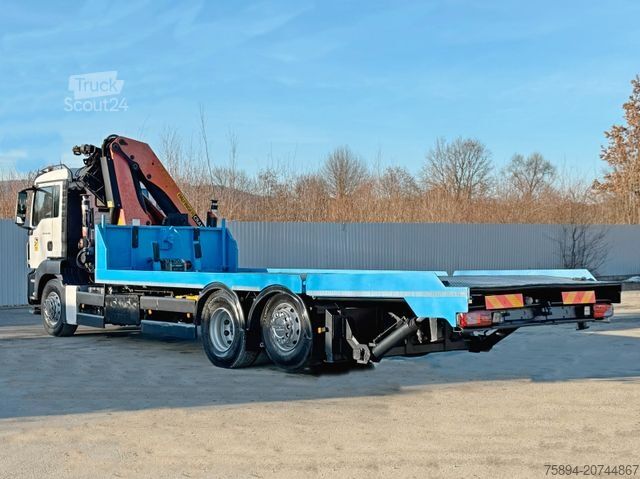 Кран, монтиран на камион MAN TGS 26.400 * PALFINGER PK 21502 + FUNK*