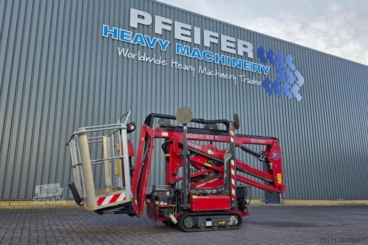 Plate-forme de travail télescopique articulée Hinowa Goldlift 14.70IIIS As-Is, Hybrid Diesel-230V, 14m