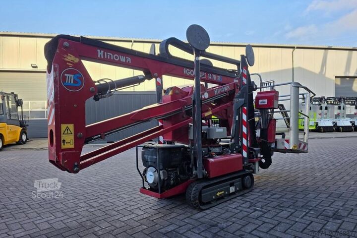 Plate-forme de travail télescopique articulée Hinowa Goldlift 14.70IIIS As-Is, Hybrid Diesel-230V, 14m