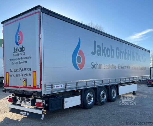 Odprta polprikolica s ponjavo Schmitz Cargobull SCS 24/L 13,62 EB  SCB S3 Alcoa 2x Lift
