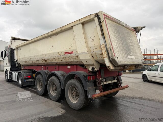 Sklopný návěs Langendorf SKS-HS 24/30 Hardox | Stahlmulde | 26m³ | Scheibenbremse | Lift-Achse