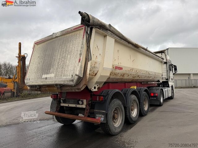 Semiremorcă basculantă Langendorf SKS-HS 24/30 Hardox | Stahlmulde | 26m³ | Scheibenbremse | Lift-Achse