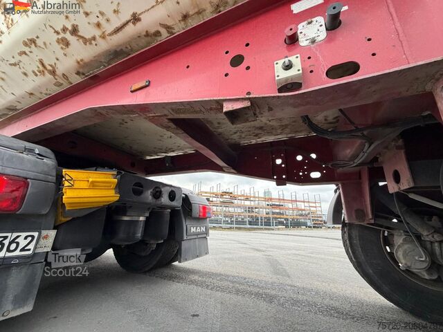 Semiremorcă basculantă Langendorf SKS-HS 24/30 Hardox | Stahlmulde | 26m³ | Scheibenbremse | Lift-Achse