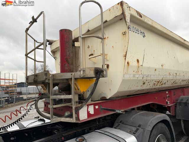 Semiremorcă basculantă Langendorf SKS-HS 24/30 Hardox | Stahlmulde | 26m³ | Scheibenbremse | Lift-Achse