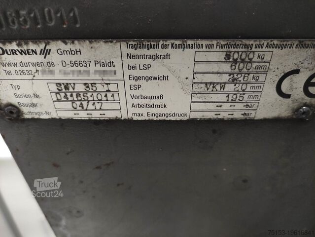 Tartozékok Durwen SWV35I *Schnellwechselvorrichtung*