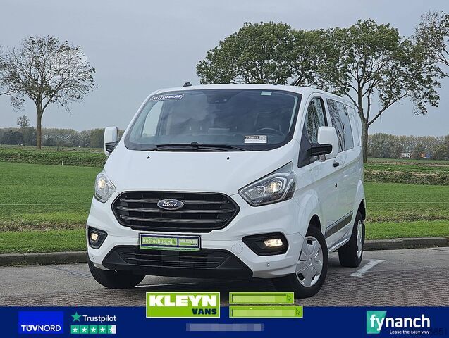 FORD TRANSIT CUSTOM 2.0 L1H1 Dubbele Cabine Automaat Navi Airco Trekhaak Camera WP-Inrichting Euro6 FORD TRANSIT CUSTOM 2.0 L1H1 Dubbele Cabine Automaat...