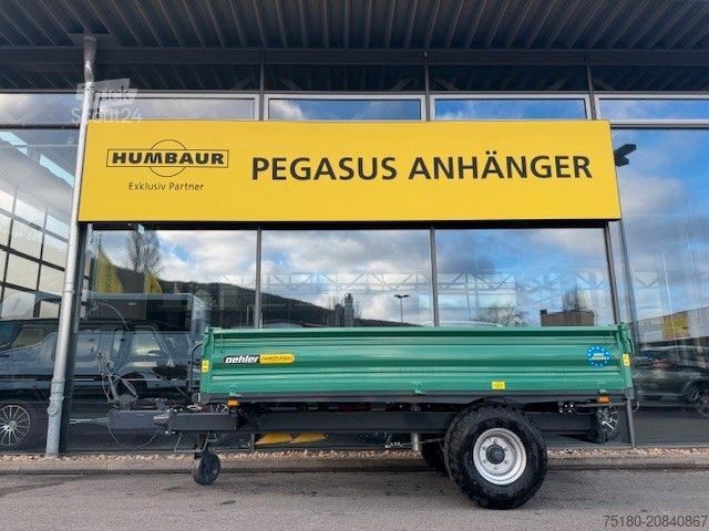 Driezijdige kipperaanhanger Oehler EDK 60 S Dreiseitenkipper Anhänger 6t TOP