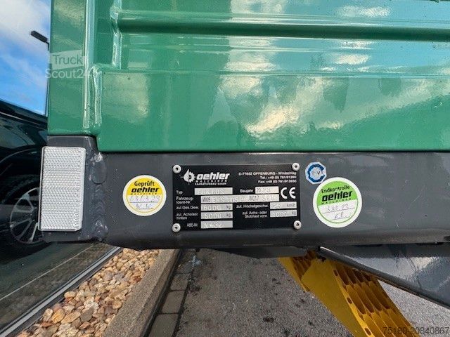 Driezijdige kipperaanhanger Oehler EDK 60 S Dreiseitenkipper Anhänger 6t TOP