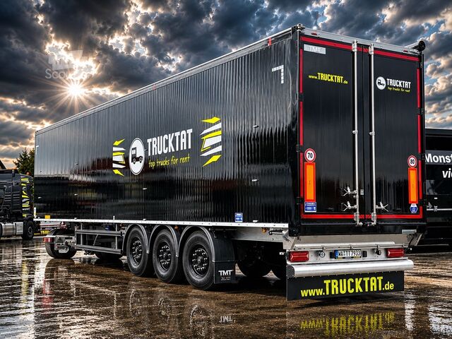 Naczepa z ruchomą podłogą  TMT 92 cbm, Lift- u Lenkachse, Schutzplane links