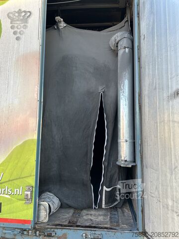 Transport af volumen Groenewegen DROZV-14-27 / Mega / Curtainside / BPW Drum / N...