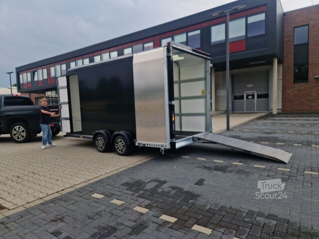 Remolque caja Brian James Trailers schöner Box Van 400x180cm black