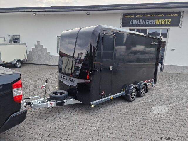 Remolque caja Brian James Trailers schöner Box Van 400x180cm black
