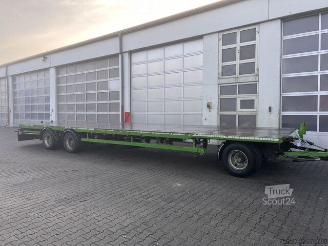 Reboque com plataforma rebaixada Stehmann 3 Achs  3 Achs Jumboanhänger, Mega