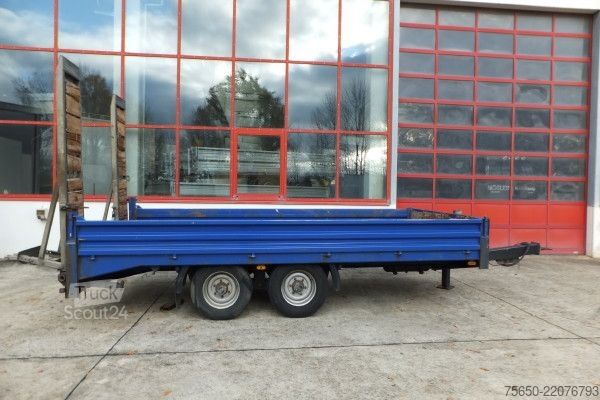 Reboque com plataforma rebaixada Humbaur HBT10  Tandemtieflader