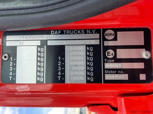 Ciężarówka z dźwigiem DAF CF510 FASSI F365RA .2.26 E-Dinamic + JIB