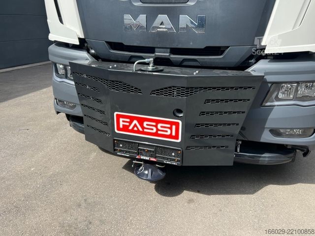 Plato nákladné auto MAN TGS 35.520 8x4 Hydro, Kran Fassi F805 TECHNO