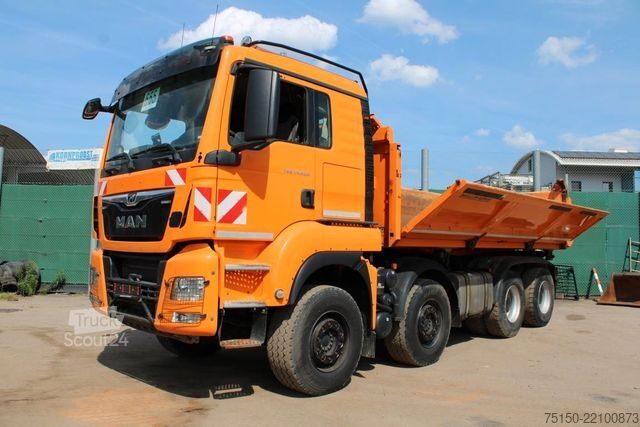 Trostrani kiperski kamion MAN TGS 35.500 8x4 BL PRITARDER BORDMATIK Nr.: 555