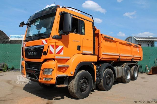 Trostrani kiperski kamion MAN TGS 35.500 8x4 BL PRITARDER BORDMATIK Nr.: 555
