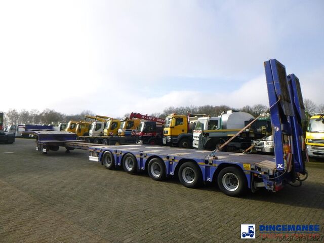 Încărcător redus Kassbohrer 5-axle semi-lowbed trailer ext 74 t + ramps