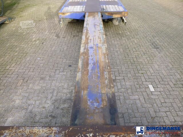 Încărcător redus Kassbohrer 5-axle semi-lowbed trailer ext 74 t + ramps