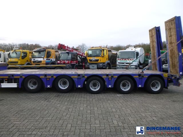 Încărcător redus Kassbohrer 5-axle semi-lowbed trailer ext 74 t + ramps