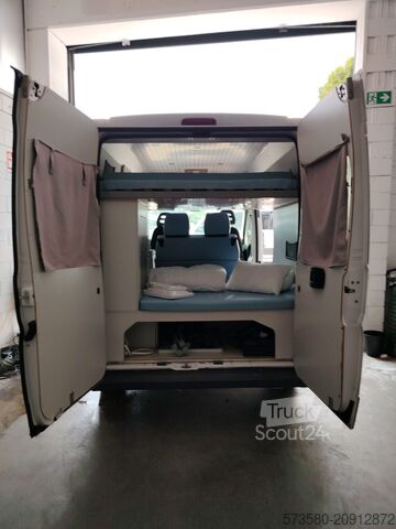 Autorulotă Fiat Ducato Camper | 2 Schlafplätze Küche | Reisefertig
