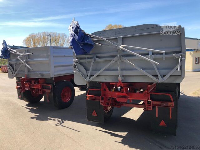 Remolque volquete trilateral Fortschritt HW 80 Zug