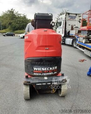 Teleskopiskā pacēlāja platforma Manitou 100 VJR Teleskopmastbühne Elektro 9,85 m