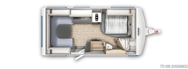 Rulotă FENDT Apero 465 SFB Modell 2025 / 1800 kg / Ibiza