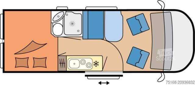 Avtodom HOBBY ONTOUR Van 600 FT Solar / Lithium / Abstandstemp
