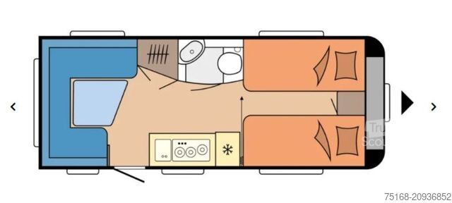 Wohnwagen HOBBY De Luxe 495 UL IC-Line Modell 2025 IC-Line