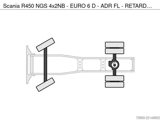 Standard-SZM Scania R450 NGS 4x2NB - EURO 6 D - ADR FL - RETARDER -...