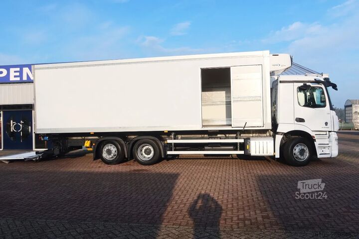 Gekoeld/bevroren transport Mercedes-Benz Actros 2536 LL Koel/Vries Carrier Supra 750 Die...