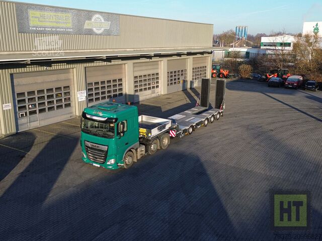 Dieplader oplegger Faymonville 4-1+3-A-Tele-Semi-Radmul.-Rampen-Gummibe