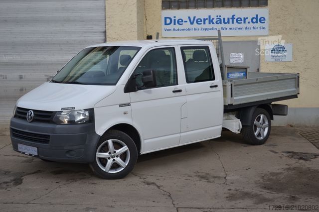 Fourgon pick-up VOLKSWAGEN T5 T6 Doka Pritsche Klima Pritschenbox Alu 1. Hd